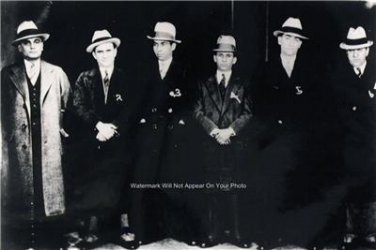 Lucky Luciano Meyer Lansky Gang  &  Mob Photo Very Rare