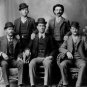 BUTCH CASSIDY & SUNDANCE KID WITH WILD BUNCH PHOTO 1900