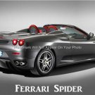 FERRARI F430 SPIDER ITALIAN AUTO MAKER REAR MID ENGINE SPORTS CAR PHOTO