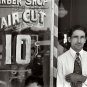 UNIQUE VINTAGE DEPRESSION 1932 PHOTO BARBER SHOP HAIR CUTS HOT SHAVE BARBER POLE