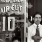 UNIQUE VINTAGE DEPRESSION 1932 PHOTO BARBER SHOP HAIR CUTS HOT SHAVE BARBER POLE