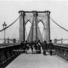 BROOKLYN BRIDGE PHOTO NEW YORK CITY MANHATTAN HISTORIC LANDMARK THE BIG APPLE