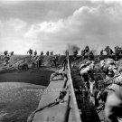 PHOTO LANDING U.S. MILITARY IWO JIMA ARMY 1945 MARINES WORLD WAR II D DAY NAVAL