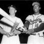 Mickey Mantle & Hank Aaron fantastic Baseball Photo