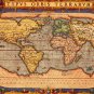 VINTAGE LOOK 1601 OLD WORLD MAP ORTELIUS PHOTO PERFECT WALL TRAVEL ART PICTURE