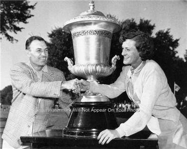 BABE DIDRIKSON ZAHARIAS LPGA WOMENS GOLF PHOTO U.S. OPEN BEN HOGAN 1951 PGA TOUR