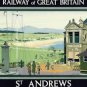 THE OLD COURSE ST ANDREWS VINTAGE LOOKING POSTER PHOTO FIFTH AVENUE NEW YORK