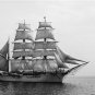 PHOTO WOODEN MAST FRIGATE SAIL SHIP OCEAN NOSTALGIC NAUTICAL WALL ART PICTURE