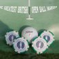 THE BRITISH OPEN 2012 GOLF BALL MARKER POKER 4 CHIP SET ACCESSORY GIFT ITEM