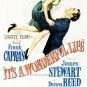 It's a Wonderful Life Jimmy Stewart Donna Reed Classic Rare Movie Poster Photo