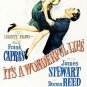 It's a Wonderful Life Jimmy Stewart Donna Reed Classic Rare Movie Poster Photo