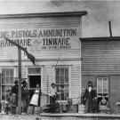 DODGE CITY GUN PISTOL AMMUNITION WILD WEST GUNFIGHTER DODGE CITY PHOTO 1872