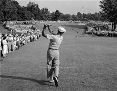 BEN HOGANS ONE IRON MERION 1950 U.S. OPEN GOLFER AUGUSTA MASTERS CHAMPION PHOTO