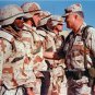 PHOTO GENERAL STORMING NORMAN SCHWARZKOPF GULF WAR 1991 OPERATION DESERT STORM
