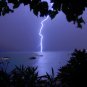Lightning Strike over Lake Photo Storm on Water Amazing