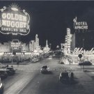 Old Las Vegas Strip Mob Run Roulette Golden Nugget Gambling Casinos 1948 Photo