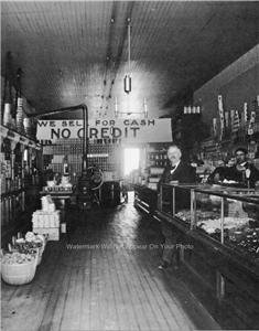 Old County General Corner Store Coffee Canned Goods Tobacco Wall Art Decor Photo