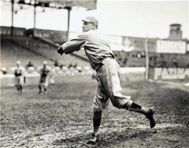 Rare Baseball Photo Babe Ruth Pitching Boston Red Sox Yankees The Great Bambino