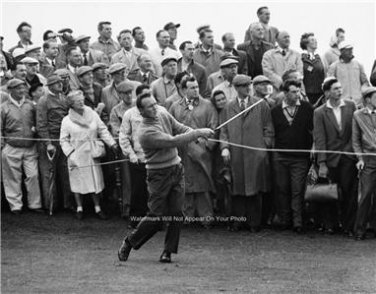 ARNOLD PALMER GOLF PROFESSIONAL WORLD GOLF HALL OF FAME BRITISH OPEN 1961 PHOTO