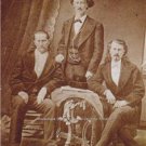 PHOTO BUFFALO BILL CODY TEXAS JACK WILD BILL HICKOK1873 LAWMAN GUNFIGHTERS POKER