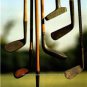 PHOTO VINTAGE GOLF CLUBS MASHIE NIBLICK ST. ANDREWS HOME SCOTLAND HICKORY SHAFTS