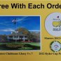 Pebble Beach Golf Club Genuine Poker Chip Ball Markers Accessories Gifts Ideas