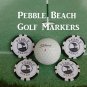 Pebble Beach Golf Club Genuine Poker Chip Ball Markers Accessories Gifts Ideas