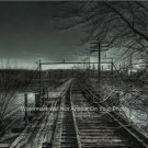 PHOTO ABANDONED TRAIN TRACKS RAILROAD NOSTALGIC AMERICANA WALL ART PICTURE