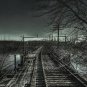 PHOTO ABANDONED TRAIN TRACKS RAILROAD NOSTALGIC AMERICANA WALL ART PICTURE