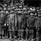 PHOTO BREAKER BOYS 1910 PENNSYLVANIA COAL MINERS LANTERNS DUST MINING SHAFTS