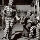 Vintage African American Convicts Prison Jail Music Dancing Guitar Picking Photo