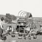 Texas Cowboys Chuck Wagon Camp Fire 1901 Photo Open Range Cooking Black Coffee
