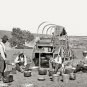 Texas Cowboys Chuck Wagon Camp Fire 1901 Photo Open Range Cooking Black Coffee
