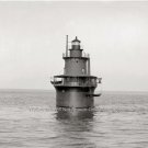 Lighthouse Boston Calm Ocean Waters Nostalgic Nautical Wall Art Picture Photo