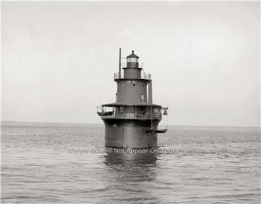 Lighthouse Boston Calm Ocean Waters Nostalgic Nautical Wall Art Picture Photo