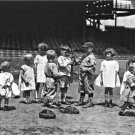 Vintage Childrens Little Boys Girls Kids Baseball Game Players 1921 Wall Photo