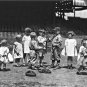 Vintage Childrens Little Boys Girls Kids Baseball Game Players 1921 Wall Photo