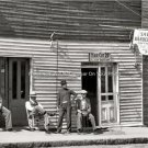 Vintage Vicksburg Mississippi Black Africian American Negroes Barber Shop Photo
