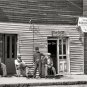 Vintage Vicksburg Mississippi Black Africian American Negroes Barber Shop Photo
