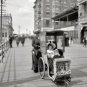 ATLANTIC CITY NEW JERSEY 1905 PHOTO BLACK & WHITE BOARDWALK CART PRE CASINOS