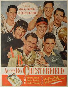 SID LUCKMAN BOBBY RIGGS LLOYD MANGRUM STAN MUSIAL TED WILIAMS 1947 SPORTS PHOTO