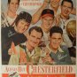 SID LUCKMAN BOBBY RIGGS LLOYD MANGRUM STAN MUSIAL TED WILIAMS 1947 SPORTS PHOTO