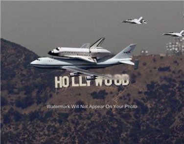 Hollywood Photo Nasa Space Shuttle Endeavour Museum Program Boeing 747 Airplane