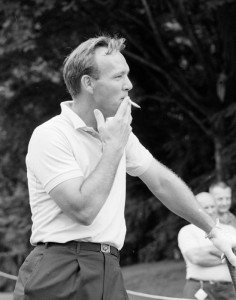 Arnold Palmer Smoking 1960's golf photo the king