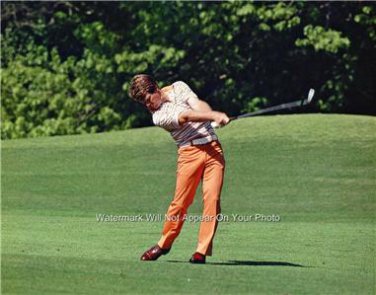 Tom Watson Action Shot 1977 Golf Photo Augusta  MASTERS