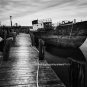 Boat Clouds Calm Ocean Water Nostalgic Nautical Wall Art Picture Photo Gift Idea