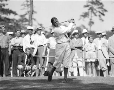 Amateur Bobby Jones 1935 Augusta Masters Golf Tournament Pro Shop Wall Art Photo