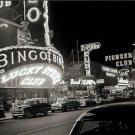 Las Vegas Strip 1950'S Mob Run Roulette Wheels Gambling Casinos Stud Poker Photo