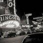Las Vegas Strip 1950'S Mob Run Roulette Wheels Gambling Casinos Stud Poker Photo