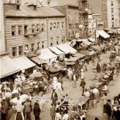 VINTAGE PHOTO 1892 JEWISH MARKET STREET VENDORS NEW YORK CITY THE BIG APPLE